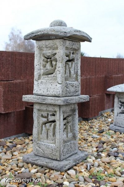 kerti lámpa,beton lámpa,kőlámpa,díszlámpa,japán kerti kő lámpa,japán lámpa